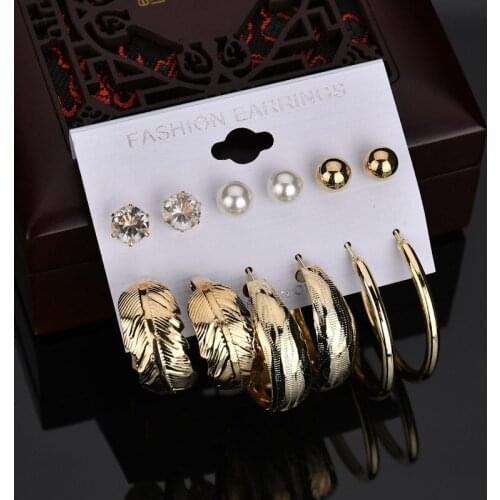 YADA Big gold Leaf Drop Bohemian Earring Set Statement Crystal Tassel Earring For Women Jewelry Exaggeration Earrings ER200022