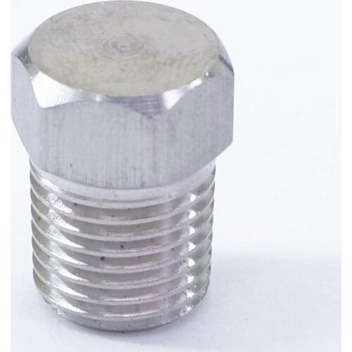 1/4" BSPT male End Cap 304 stainless steel Pipe Countersunk Plug hex head socket Pipe fittings