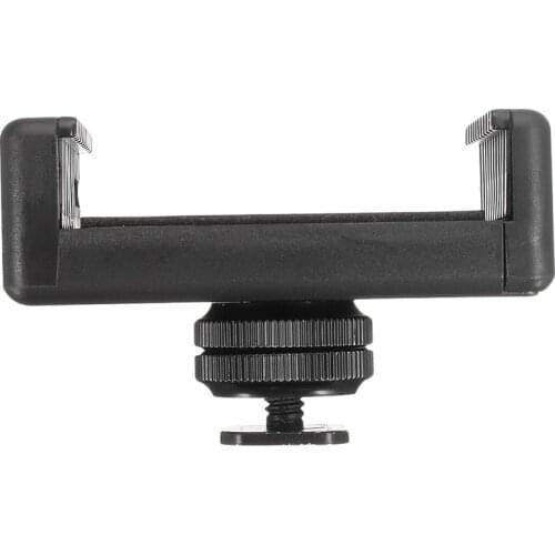 1/4 Inch Flash Hot Shoe Screw Adapter Tripod Mount Phone Clip Holder For Dslr Camera
