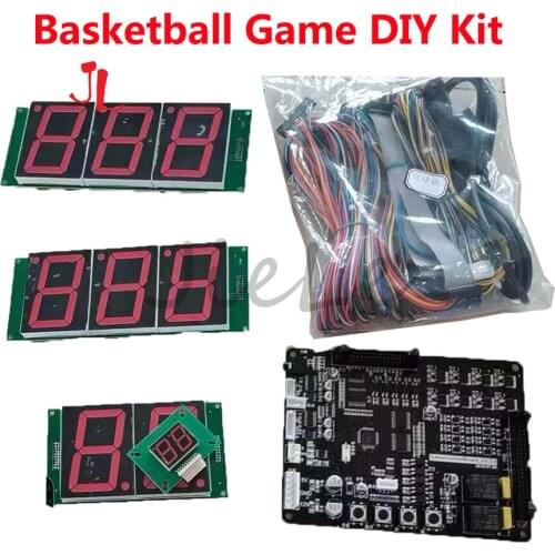 2 Sets/lot Arcade DIY Kit Parts Motherboard and Wires for DIY Coin Operated Street Basketball Shooting Game Cabinet Machine
