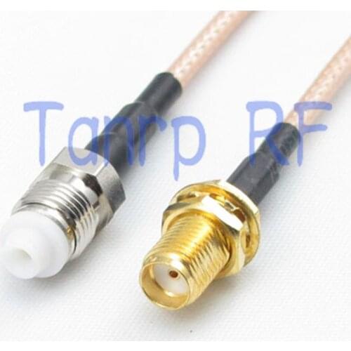20inch SMA female jack to FME female jack RF adapter connector 50CM Pigtail coaxial jumper cable RG316 cord
