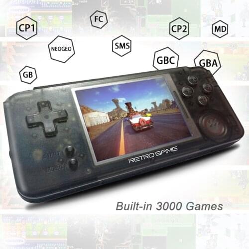 3.0 inch Handheld RS97 Retro Game Console 64 Bit 3000 Classic Games Portable Mini Video Game Console