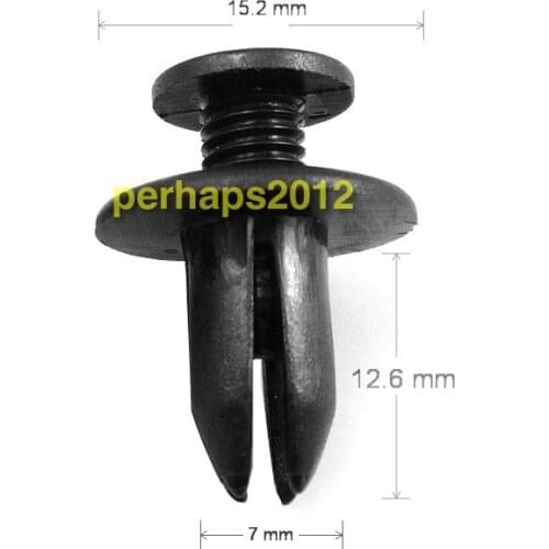 500x Plastic Screw Fastener Rivet Clips for :9926-50-625;case for 20426301 for 90467-06017