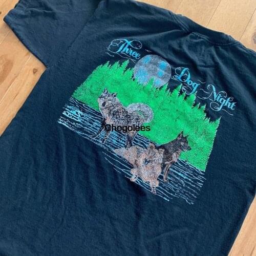 90s Three Dog Night Band Tee Vintage 1990s XL American Rock Concert T shirt Retro Music California