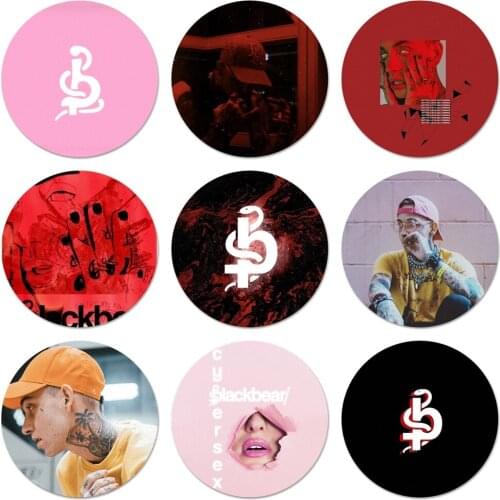 Blackbear rapper Brooch Pin Cosplay Badge Accessories For Clothes Backpack Decoration Gift 58mm