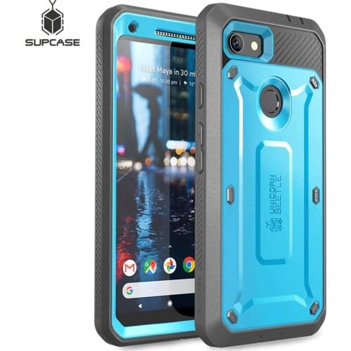 SUPCASE For Google Pixel 3a XL Case (2019) UB Pro Full-Body Rugged Holster Protective Case Cover with Built-in Screen Protector