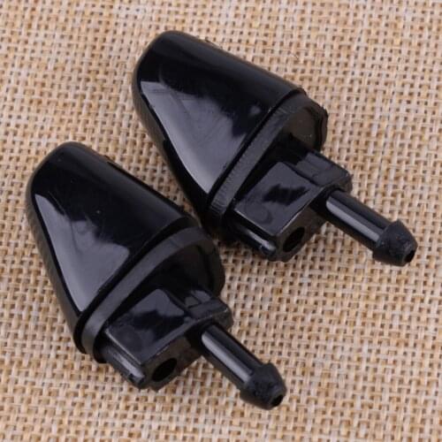 Black Car Front Headlight Windshield Wiper Washer Water Spray Jet Nozzle Fit For Mazda 6 M6 GG1 2003 2004 2005 2006 2007 2008