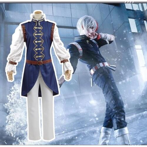 Cosplaydiy Custom Made Boku No Hero Academia Cosplay My Hero Academia Costume Todoroki Prince Cosplay Costume L320