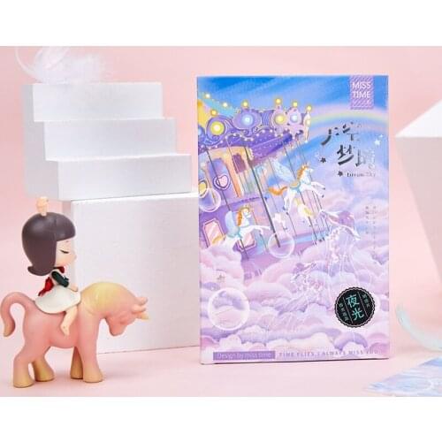 30 Sheets/Set Sky Dream Paper Postcard Fairy Tale World Carousel Greeting Cards Birthday Gift Card Message Card