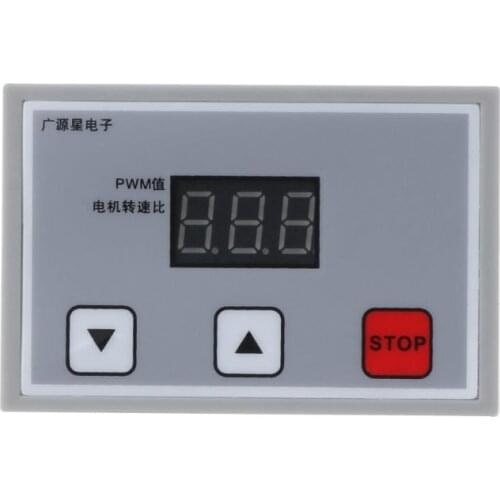 Motor Speed Controller Digital Display 0~100% adjustable DC 12V 24V 5A 120W PWM Regulator Reversible Variable Speed Slow