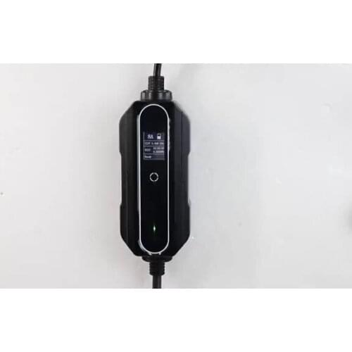 Electric Car Charger Box LED digital screen Adjustable Current 8A 10A 13A 16A Type 2 IEC 62196-2 Portable EV charger