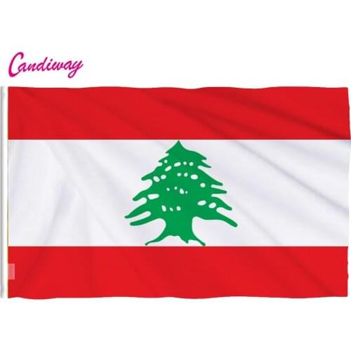 Republic of Lebanon Lubnan flag Indoor Outdoor 3*5FT/90*150cm Hanging Office/Activity/parade/Festival/Home wall Decoration