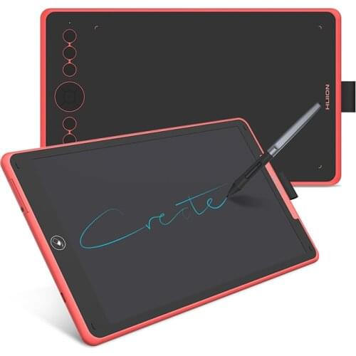 HUION H320M 2 In 1 Graphic Tablet Digital Writing Board 8192 Level Drawing Pen Tablet LCD Writing Tablet Battery-free Stylus