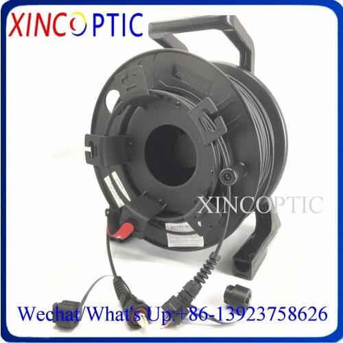 IP67 2Cores ODVA-LC Duplex 200M MM SM 9/125 Multimode OM3-150 5.0mm 2Strands 2C 2F Dual Fiber Optic Patch Cord with PCD310 Reel