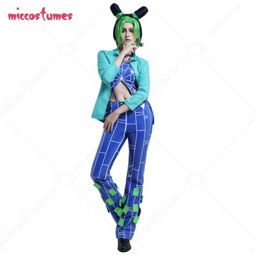 Stone Ocean Prison Jolyne Cujoh Cosplay Costume With Coat
