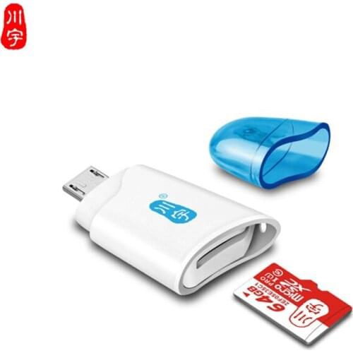 Kawau USB 2.0 OTG Microsd Card Reader Supports Up to 128GB with TF Slot Card Reader C310 High Quality Speed for Phone