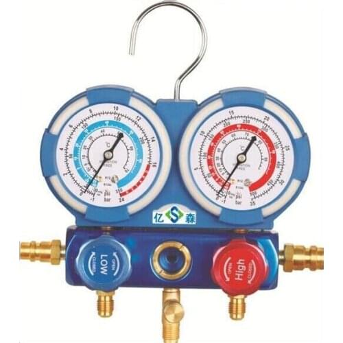 Environmental Protection Manifold Gauge for R1234YF,Coupled with pressure gauge for R1234yf 2-way