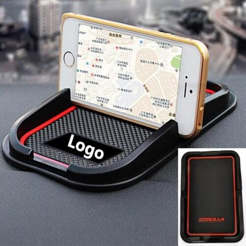 Car Dashboard Non-slip Mat Phone Holder Pad for Toyota Corolla 2021 2020 Accessories E150 E120 E210 2019 2018 2017 2016 2022