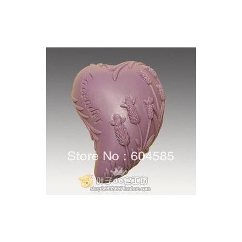 New Lavender S0135 Craft Art Silicone Soap mold Craft Molds Handmade soap molds