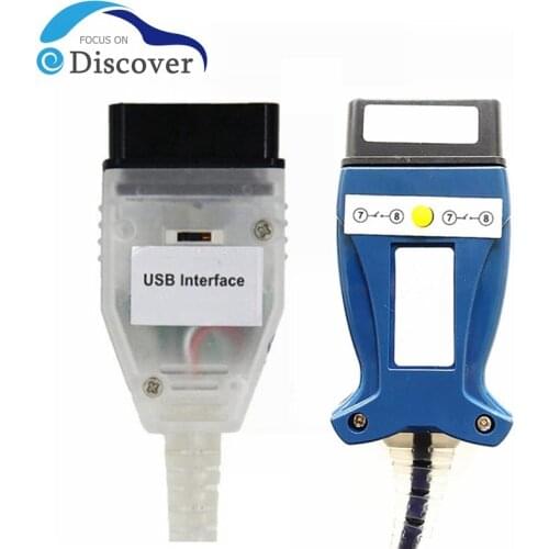 Newest Push Button Switch INPA For BMW K DCAN K+CAN with FTDI Chip OBD2 Diagnostic Cable INPA Ediabas K+DCAN USB Interface