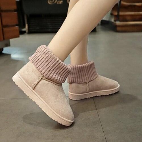 2020 New Warm Girl Boots Furry Snow Boots Winter Shoes Women Boots Ankle Boots for Womens Platform Female Winter Boots U11-68