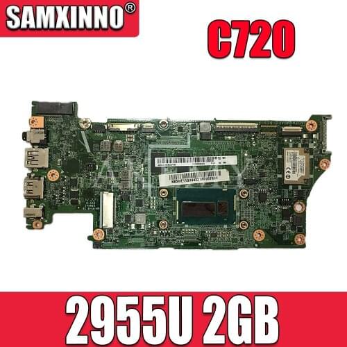 Original For Acer C720 laptop motherboard C720 2955U 2GB DA0ZHNMBAF0 NBSHE11004 tested good free shipping