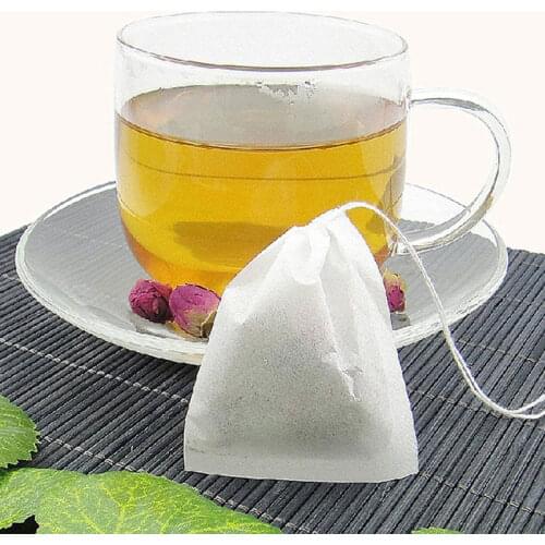 50Pcs/Lot Disposable Draw String Tea Bags Food Grade Non-woven Green Tea Coffee Filter Empty Baggies For Seal Packaging