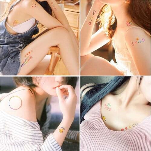 Disposable Waterproof Lasting Tattoo Stickers Temporary Colors Decoration Stickers General Tattoo Tools for Human Art Products