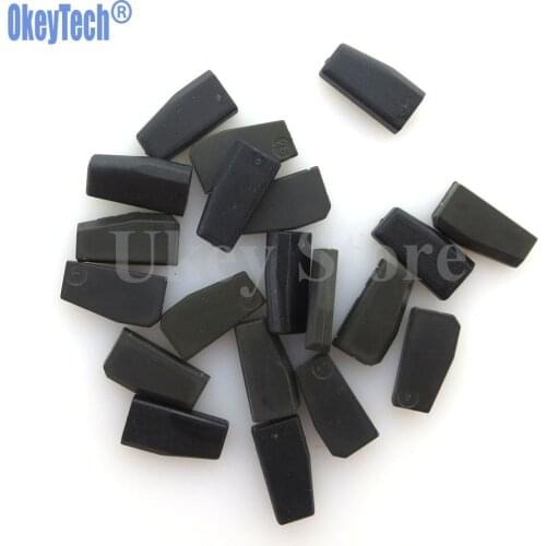 OkeyTech 50pcs/lot ID T5-20 Transponder Chip Blank Carbon T5 Cloneable Chip for Car Key Cemamic T5 Chip Copy to ID 11 12 13 33