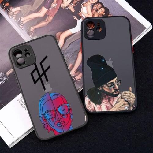 PNL QLF Rapper Phone Case For iPhone 12 11 Mini Pro XR XS Max 7 8 Plus X Matte transparent cover