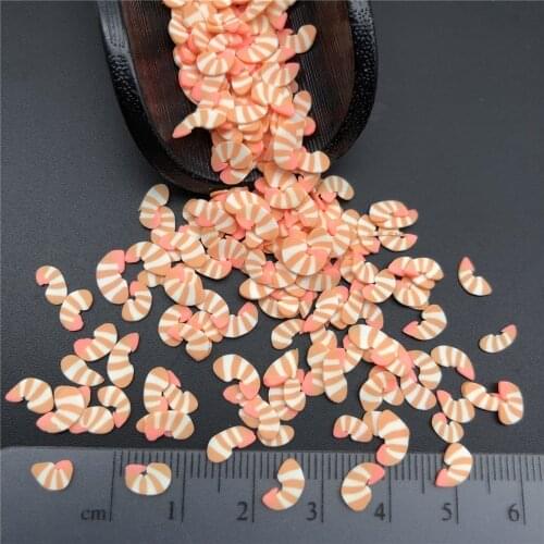 50g Shrimp Polymer Clay Sprinkle For Kids Diy ,Soft Clay For Craft Clay/Nail Art/Scrapbook Decoration DIY,Filler