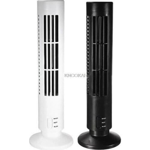 Mini Portable usb fan USB cooling fan Mini Durable Bladeless No Leaf Air Conditioner Cooling Cool home Office Desk Tower Fan