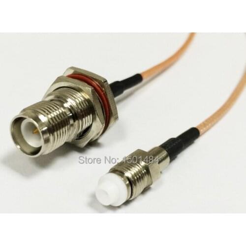 RP TNC female male pin switch FME female pigtail cable RG316 15cm wholesale price NEW