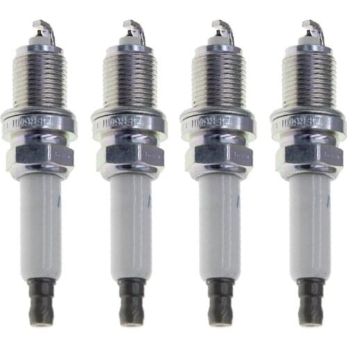 4pcs 12122158252 FR7KPP332 Spark Plug For For BMW E53 E60 E63 E64 E65 E66 E87 120i 550i 750i 750Li X5 12 12 2 158 252 IZFR6H11