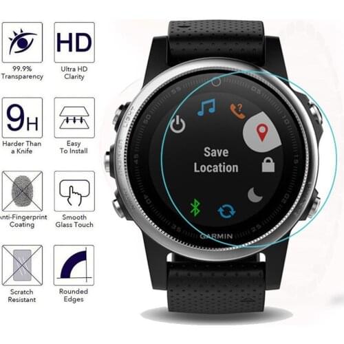 Tempered Glass Film Screen Protector For Garmin Fenix 5S GPS Smart Watch
