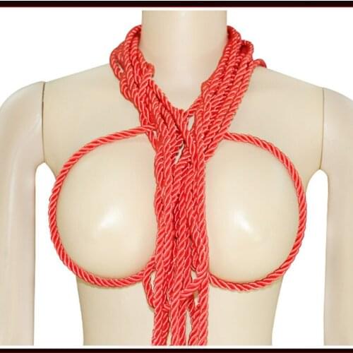 10m Thicken Cotton Bondage Restraint Rope Slave Sex Toys For Couples Adult Games Products Shibari Hogtie Fetish Harnes