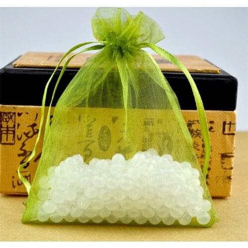 100pcs 11x16cm Organza gift bags army green color Drawable Organza Bags for Wedding Christmas Gift Bags free shipping