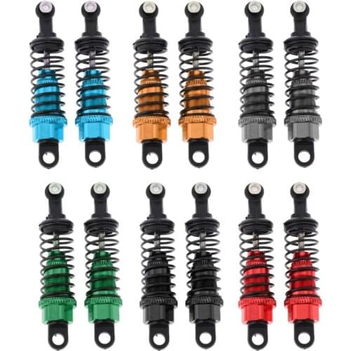 2pcs Front Shock Absorber Damper Metal for 1/10 weili toys DIY Parts Accessory