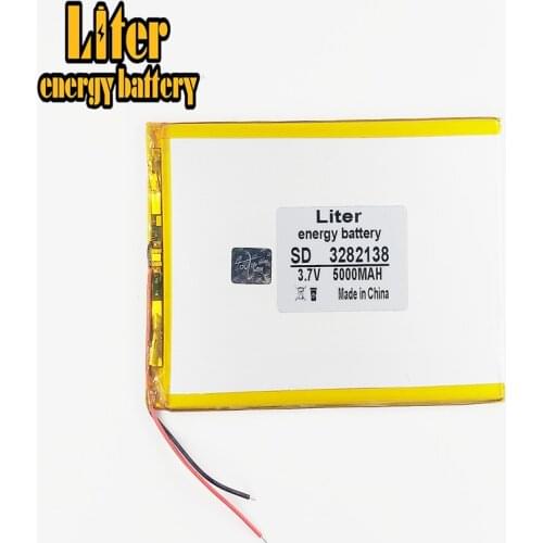 3282138 3.7V 5000mAh 9 inch 10 inch 10.1 inch Tablet PC Battery for 3.7V 3282138 plug polymer lithium ion rechargeable Battery