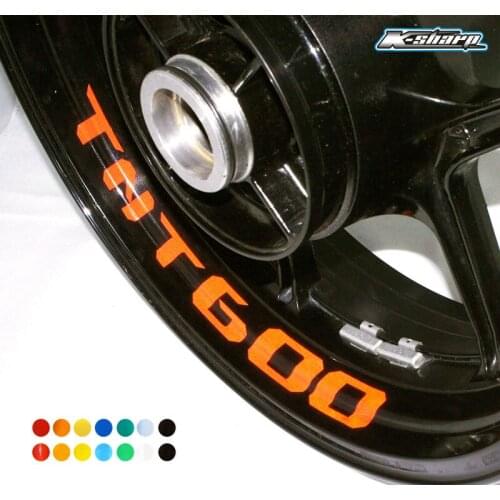 8 X CUSTOM INNER RIM DECALS WHEEL Reflective STICKERS STRIPES FIT benelli TNT 600