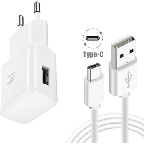 USB Charger for Samsung Galaxy S8 A8 A12 A21s A50 A51 A52 5G S21 Adaptive Fast Charge Adapter Type C USB Cable usb tipo c Wire