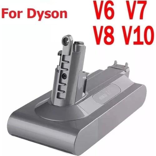 For Dyson Vacuum Cleaner Battery V6 V7 V8 V10 battery compatible DC62 DC74 power supply 4000mAh rechargeable lithium battery