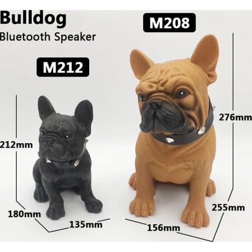 Bulldog Bluetooth Speaker Powerful Wireless Portable Column 3D Stereo Home Theater Music Center System Subwoofer For Computer FM