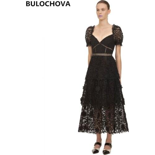 BULOCHOVA Summer Short Sleeve Dresses