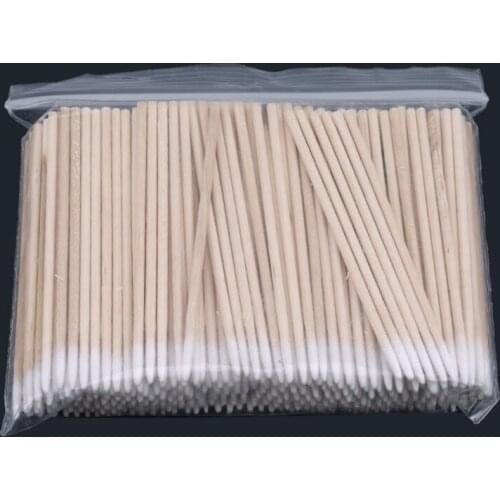300pcs Wood Cotton Swab Cosmetics Permanent Makeup Health New Ear Jewelry Clean Sticks Buds Tip Wood Cotton Head Swab