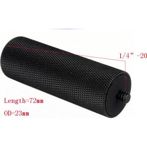 Camera Grip SLR DSLR Stabilizer for LCD Field Monitor,LED Flashlite 1/4'' Black