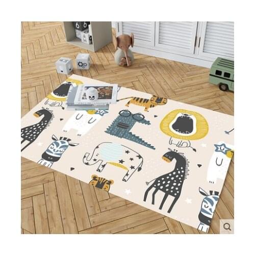Baby Play Mats Kids Crawling Carpet Floor Rug Baby Bedding Rabbit Blanket Cotton Game Pad Children Room Decoration