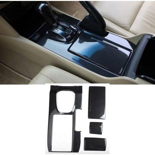 For Honda Accord 2008-2013 Right Hand Drive A/T Model Car Gear Shift Panel Cover Trim Styling ABS Auto Moldings 4pcs/set