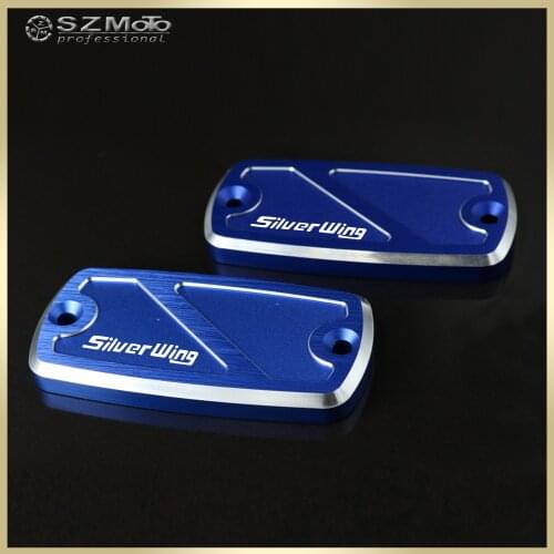 For HONDA FCS 600 Silverwing 2001-2011 Motorcycle Accessories Front Brake Clutch Cylinder Fluid Reservoir Cover Cap With Logo