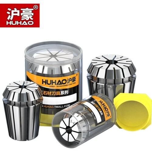 HUHAO 1pc High Precision ER40 Collet Chuck CNC Circlip Collet Accessories For Multi-axis Milling Carving Machine Flexible 3-20mm